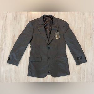 Haggar Grey Blazer Suit Top Coat, New with Tags